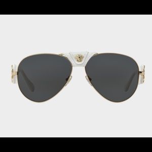 WHITE BAROQUE SUNGLASSES
